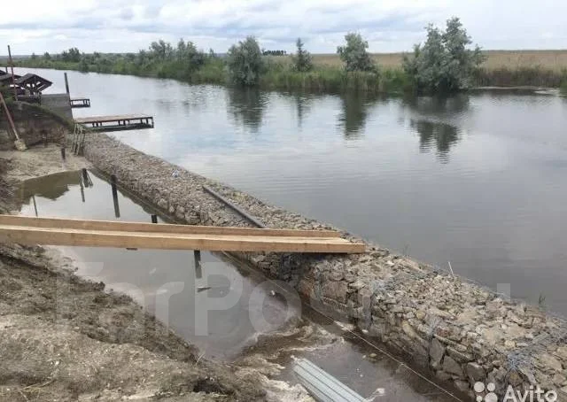 Укладка габионов под водой, пруды, бассейны, ландшафтный дизайн ...