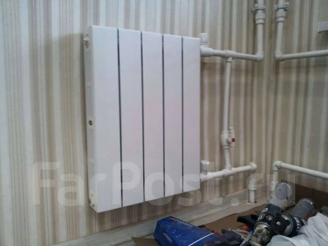 Установка водонагревателя, замена радиаторов. Сантех раб, пол. спектр ...