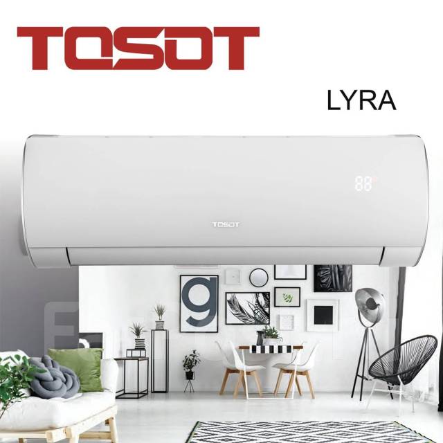 Кондиционер Tosot Lyra Inverter T12H-SLyR2/I R32 GREE Рассрочка Монтаж ...