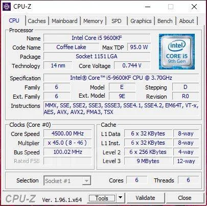 Intel Core i5-9600KF ����
