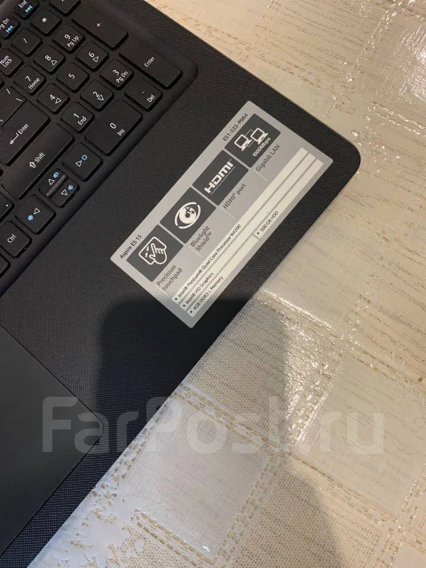 Acer Aspire ES15. ��� 4 ��, ���� 500���, WiFi: 1, Bluetooth: 1 ����