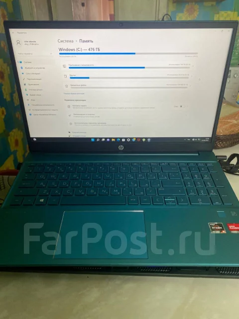 HP Pavilion 15. 15.6", 2,1����, ��� 8 ��, ���� 512���, WiFi: 1, Bluetooth: 1, ����������� �� 8��. ����