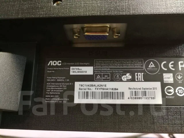 AOC. 19", ���������� �� (LCD, LED, QLED) ����