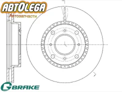 ���� ��������� ���. G-brake Honda CR-V RD1 AT 95-/Accord/Torneo CF3 F18 GR-20409 ����