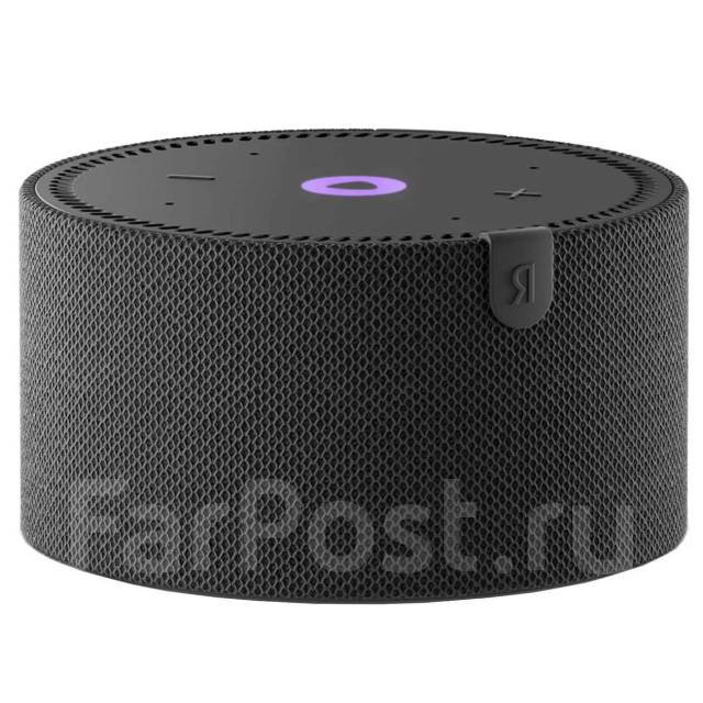 Акустическая система Яндекс. Станция Мини Плюс Черная YNDX-00021 без ...