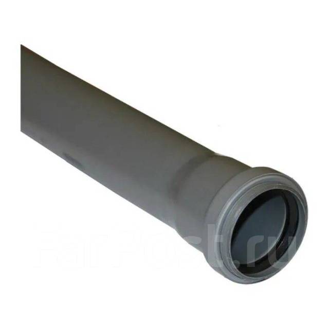 Труба канализационная серая внутренняя 50мм, в наличии. Цена: 156₽ в ...