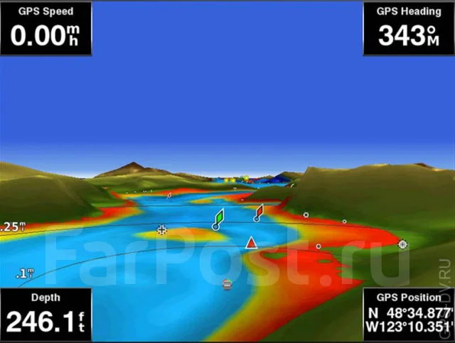 ����� ������� Garmin BlueChart (+Navionics) g3 Vision VAE002R (mSD/SD) ����