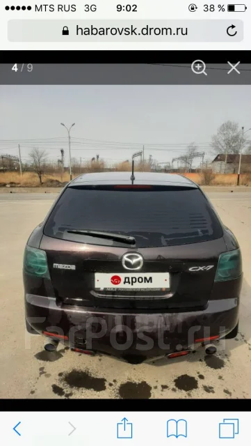Mazda CX-7. �������, 4wd, 2.3 (238��.�.), ������, 188 000����. �� ����