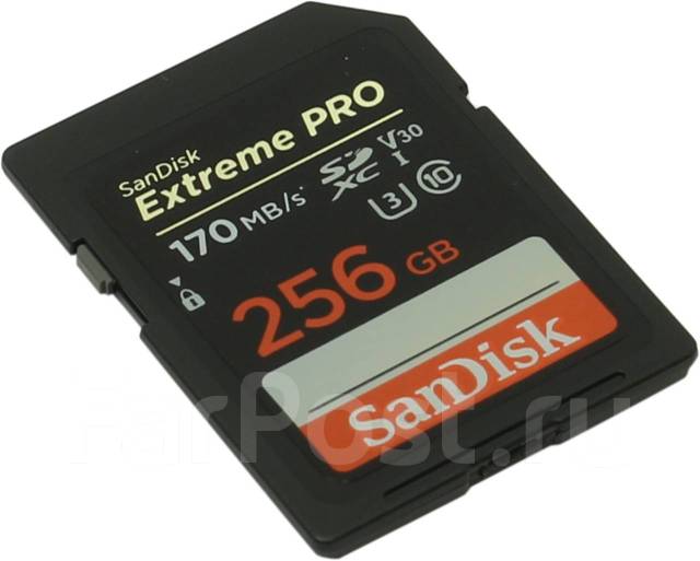 Карта памяти sandisk extreme pro sdhc 256gb uhs i u3 v30 sdsdxxy 256g gn4in