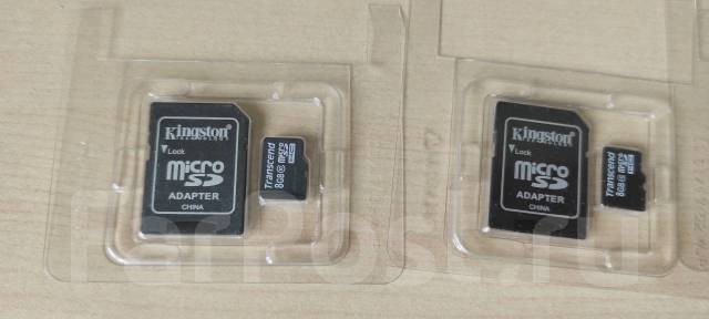 Карта памяти micro SD (микро СД) 8Gb, 8 Гб, б/у, в наличии. Цена: 450 ...