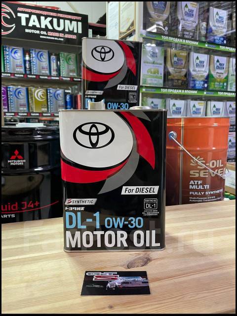 Моторное масло Toyota 0w-30 DL-1 4л. (08883-02905) Япония оригинал ...