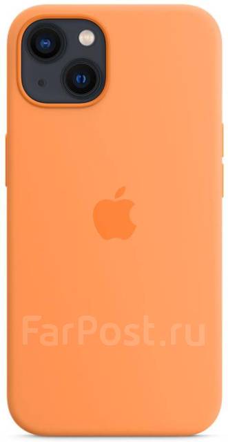 Apple iphone 13 silicone case magsafe. Чехол Apple iphone 13 Pro Silicone Case MAGSAFE Marigold.