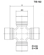 ���������� GUIS-52/TIS-152/UJ-324 8-97071-812-1/. 29x77 (TOYO) TIS-152 TOYO TIS152 ����