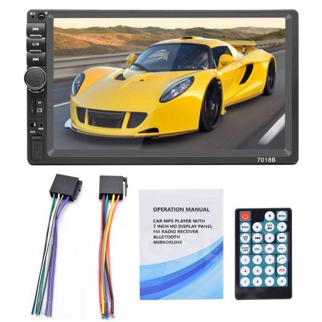 Универсальная магнитола 7 дюймов CAR MP5 Play, JVC, 2 DIN — 178x100 мм ...