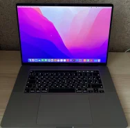 Apple MacBook Pro 16 2019. 16", 2,3����, ��� 16 ��, ���� 1 000���, WiFi: 1, Bluetooth: 1, ����������� �� 11��. ����