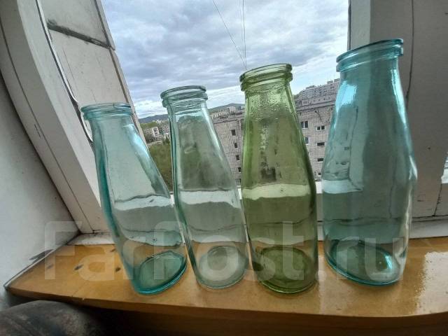 Советские молочные бутылки - Антиквариат в Комсомольске-на-Амуре