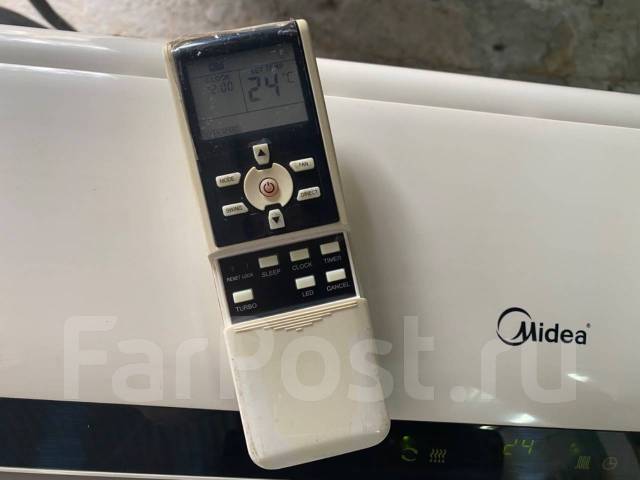 Кондиционер Midea MSE-07HR, сплит-система, On-Off, комплект, 15 м², б/у ...