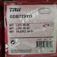 ������� ��������� �������� TRW GDB729 GDB729 ����