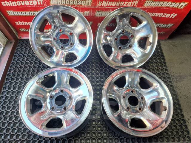 Штампованные хромированные диски R17 5x139.7 8J из Японии, Fumagalli ...