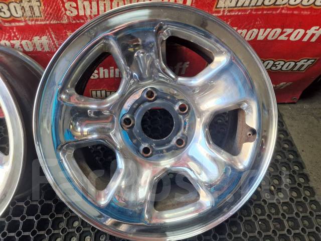 Штампованные хромированные диски R17 5x139.7 8J из Японии, Fumagalli ...