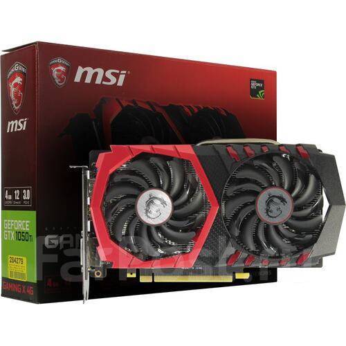 Видеокарта MSI GeForce GTX 1050 Ti Gaming X 4G - Видеокарты в Уссурийске