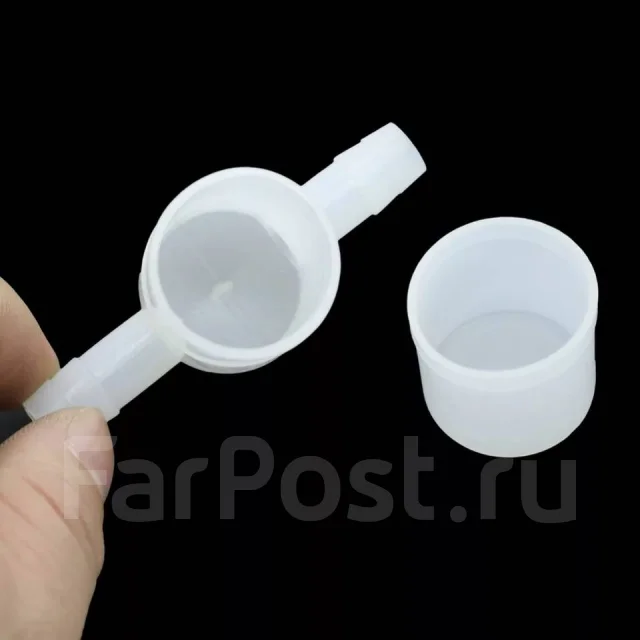 Комплект для поилки: Двойной штуцер 10 мм и заглушка на трубу 25 мм ...