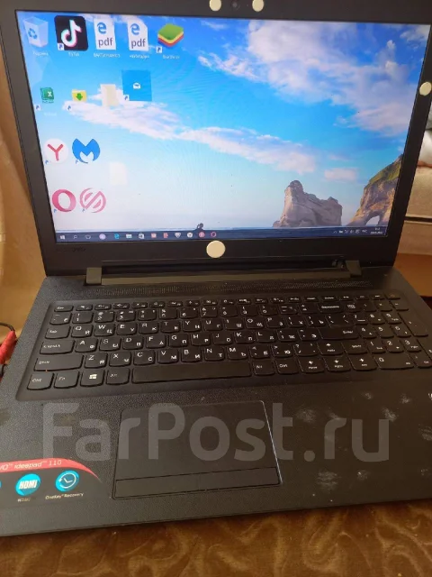 Lenovo IdeaPad 110. 16.4", 20 000 000 000����, ��� 4 ��, ���� 256���, WiFi: 1, Bluetooth: 1, ����������� �� 3��. ����