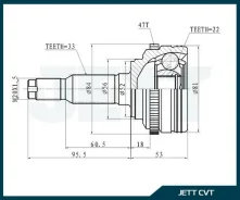 ���� ������� JETT V42-8019 ABS V428019ABS ����