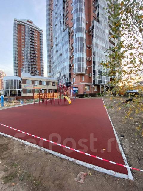 Травмобезопасное покрытие для детских площадок в Хабаровске