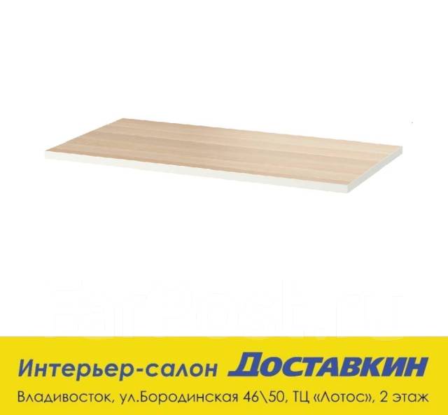 Столешница Линнмон, под беленый дуб, 100x60 см. dostavkin_vl (ИКЕА ...