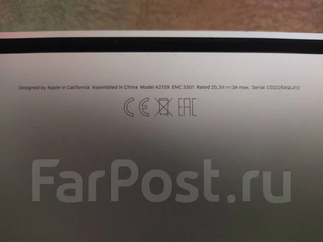 Apple MacBook Pro 13 2019 Mid. 13.1", 1,4����, ��� 8 ��, ���� 256���, WiFi: 1, Bluetooth: 1, ����������� �� 10��. ����