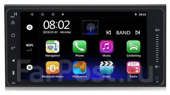 Андроид магнитола GPS размер 200x100 Новая Гарантия Toyota - Магнитолы ...