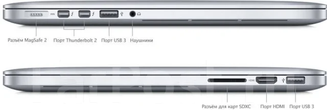 Apple MacBook Pro 15 2015 Mid. 15.4", 2,2����, ��� 16 ��, ���� 512���, WiFi: 1, Bluetooth: 1, ����������� �� 9��. ����