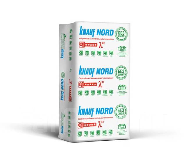 Минеральная каменная вата Knauf NORD TS 033 MR 100 мм, в наличии. Цена ...