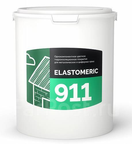 Жидкая наливная кровля жидкая резина гидроизоляция Elastomeric, 6 кг, в .