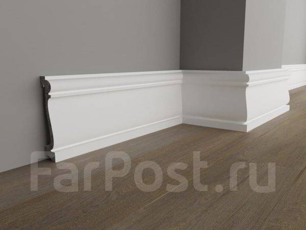 Плинтус из дюрополимера (2м/п). В Наличии! ОПТ. Цена: 250₽ во Владивостоке