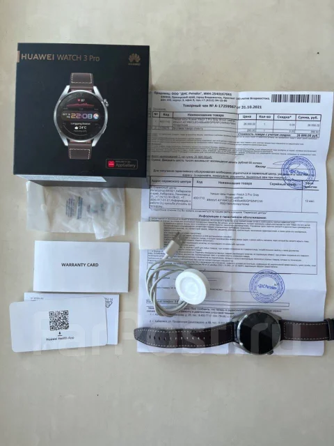 Huawei Watch 3 Pro. GPS, NFC, SIM-�����, IP67 ����