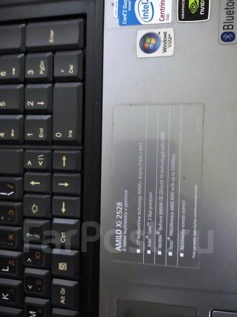 Fujitsu. 17.3", 2,4����, ��� 3072 ��, ���� 320���, WiFi: 1, Bluetooth: 1, ����������� �� 1��. ����