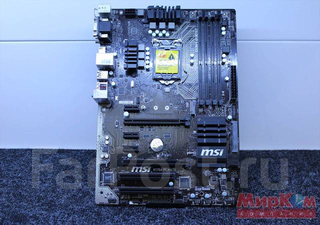 Materinskaya Plata Msi H170a Pc Mate Lga 1151 V1 4xddr4 2400mhz Materinskie Platy V Ussurijske