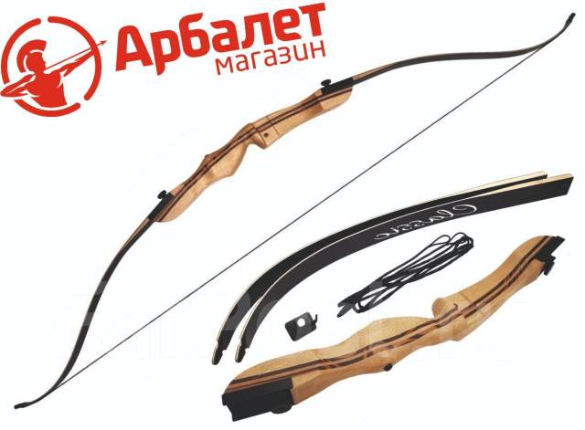 Лук рекурсивный Centershot Classic 68" (черный) 30# (X8339348), новый ...