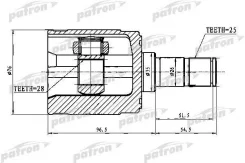 ���� ���������� ������ Honda Civic 05-12 PCV1023 FA1/FD/FK PCV1023 PCV1023 ����