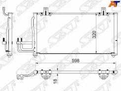 �������� ������������ ST-KA40-394-A0 Kia Shuma 1996- ������ ������� ST-KA40-394-A0 STKA40394A0 ����