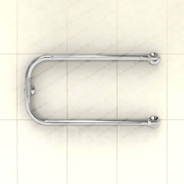 Полотенцесушитель водяной Zigzag модель P [1\"] 500/500 с полочкой ...