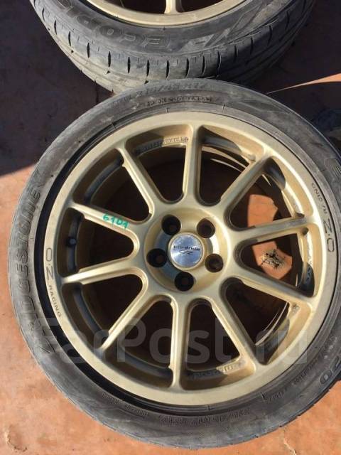 Колеса OZ Racing Prodrive R17 5x100 7JJ 40ET + Bridgesto 215/45 Лето ...