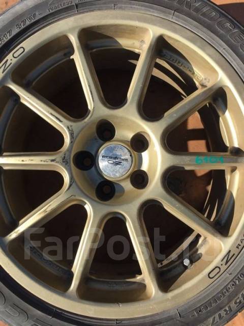 Колеса OZ Racing Prodrive R17 5x100 7JJ 40ET + Bridgesto 215/45 Лето ...