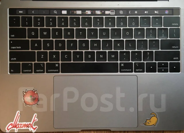 Apple MacBook Pro 13 2018. 13.3", 2,3����, ��� 8 ��, ���� 256���, WiFi: 1, Bluetooth: 1, ����������� �� 12��. ����