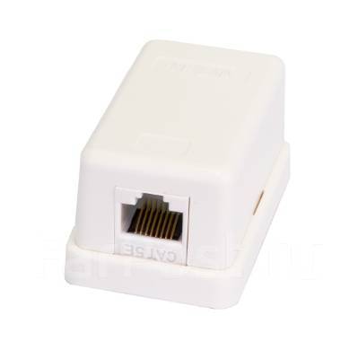 Настенная розетка Netlan, 1 порт, Кат.5e (Класс D) RJ-45, новый, в ...