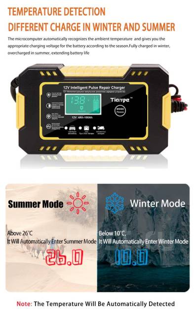 Зарядное устройство для автомобильного аккумулятора АКБ 12V до 100Ah ...