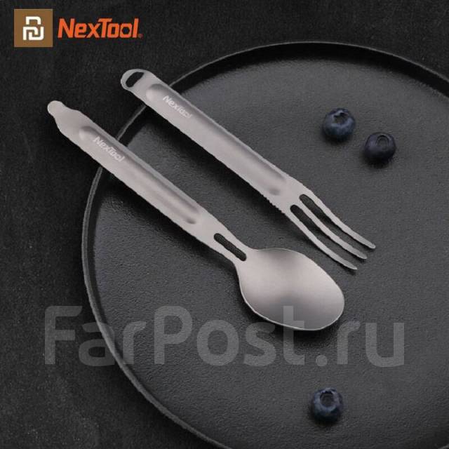 Походный набор столовых приборов Xiaomi Nextool Titanium Cutlery Set ...