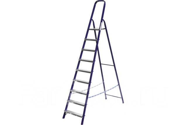 Лестница-стремянка Сибин число ступеней 7, сталь - Инструменты и .